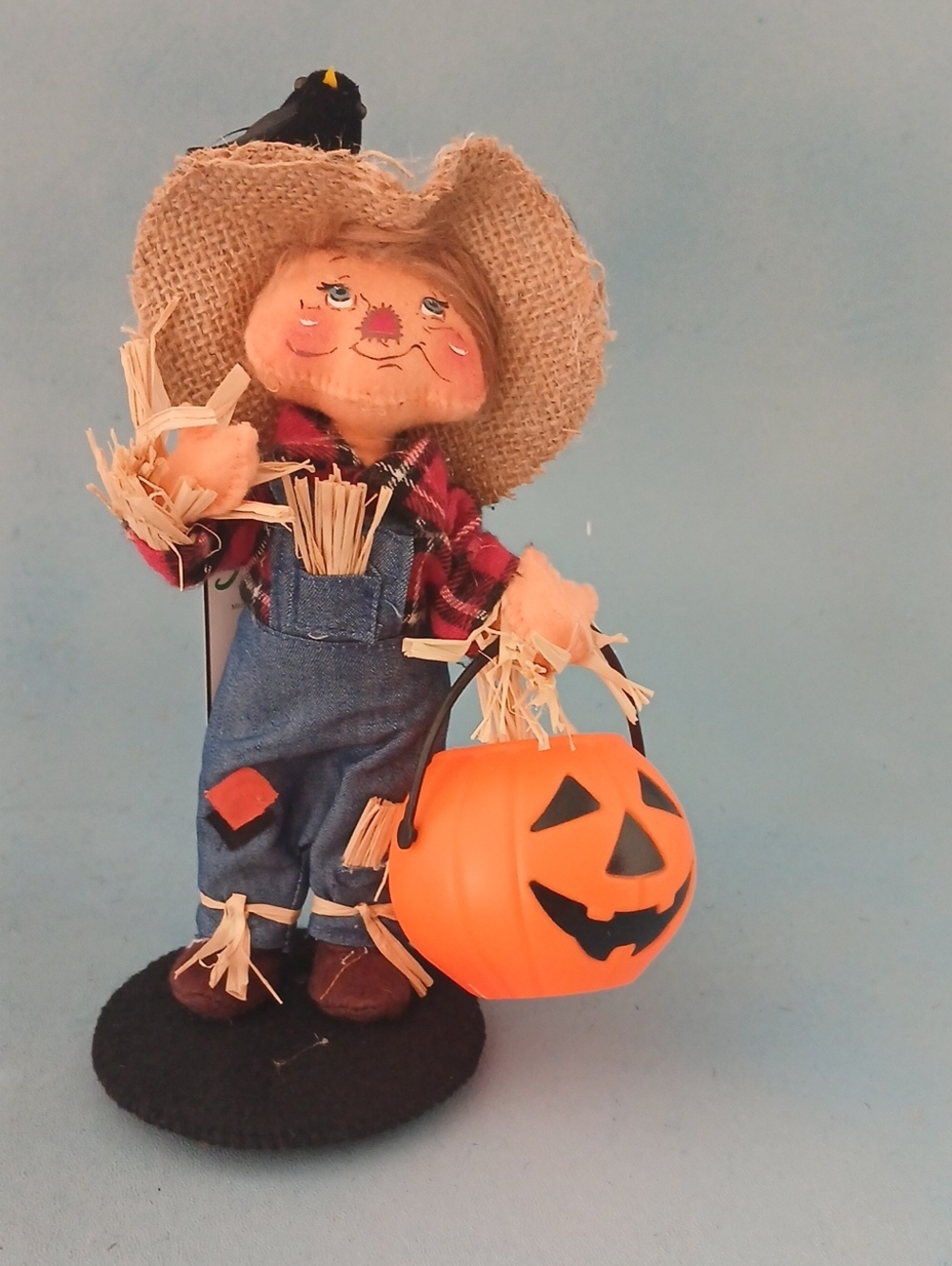 Annalee Doll Fall Decor "Trick or Treat Scarecrow" #311221 7 In. New